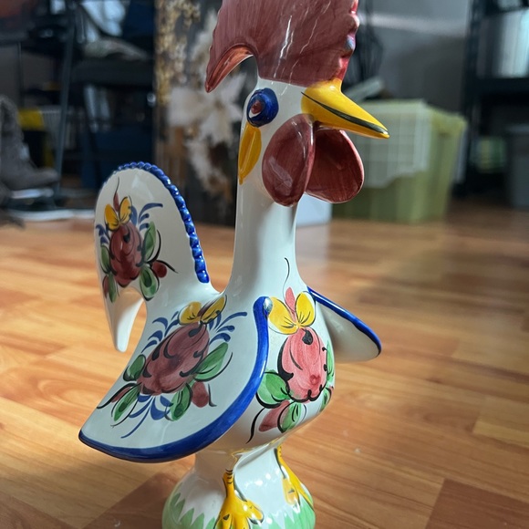 Rooster hand painter porcelain - Picture 2 of 4